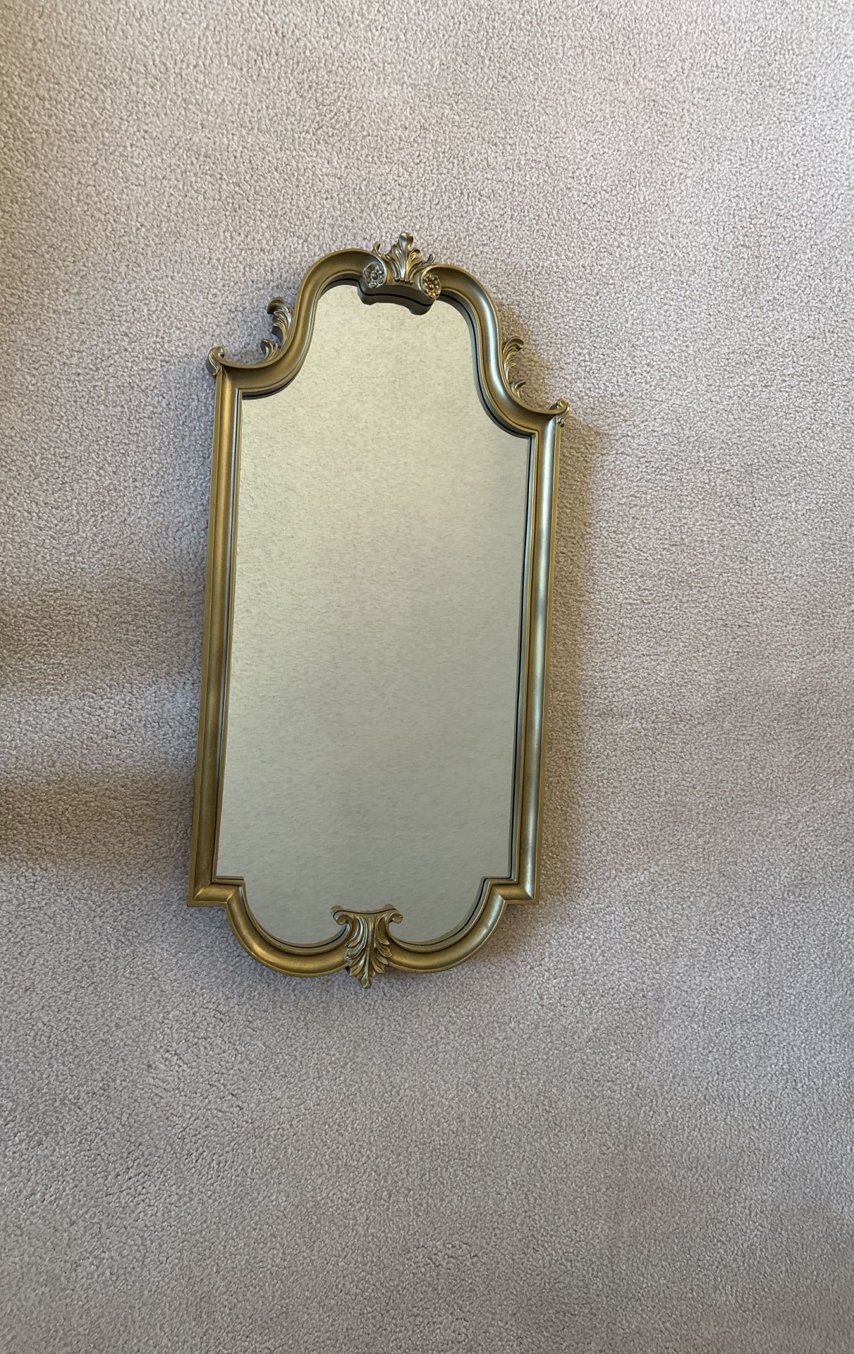 Victorian Style Gold Framed Wall Mirror