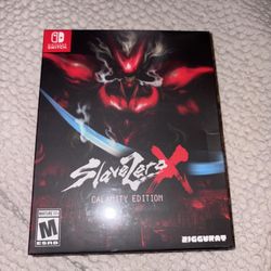 Slave Zero X Calamity Edition Nintendo Switch New Sealed Rare 