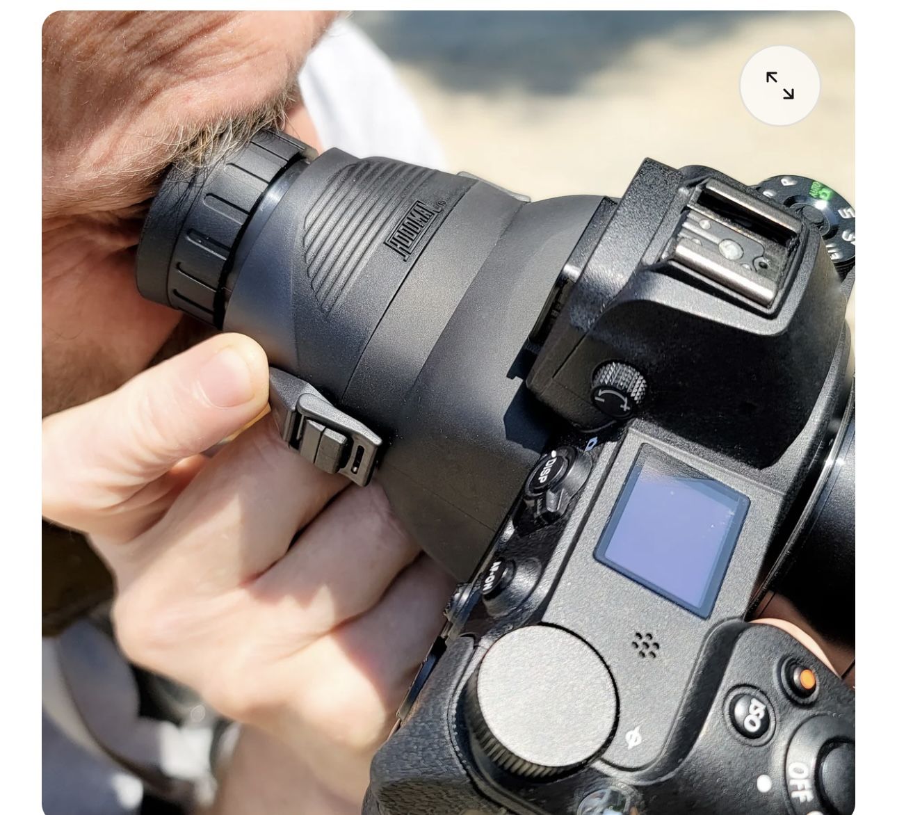 NEW Hoodman H32MB HoodLoupe Camera Viewfinder Loupe 3.2 inch LCD Sun Shade