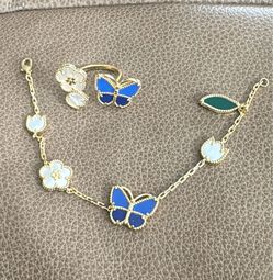 Fashion bracelet and ring inspired dupes VCA
