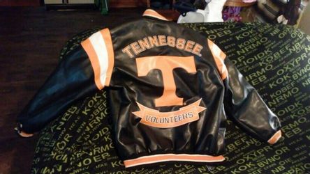 Tennessee vols leather jacket for Sale in Louisville TN OfferUp