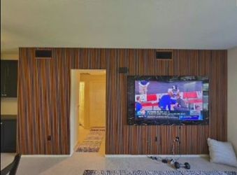 Wood Slat Acoustic Feature Wall Panels | Multiple Colors