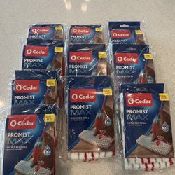 O-Cedar ProMist MAX Microfiber Refills – Lot of 9 (NEW)