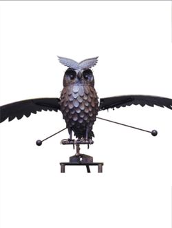 Giant Kinetic Owl Stake 70" H x 63" W T70 WX18825