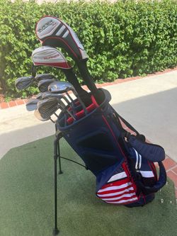 Complete TaylorMade Golf Club Set with Stand Bag