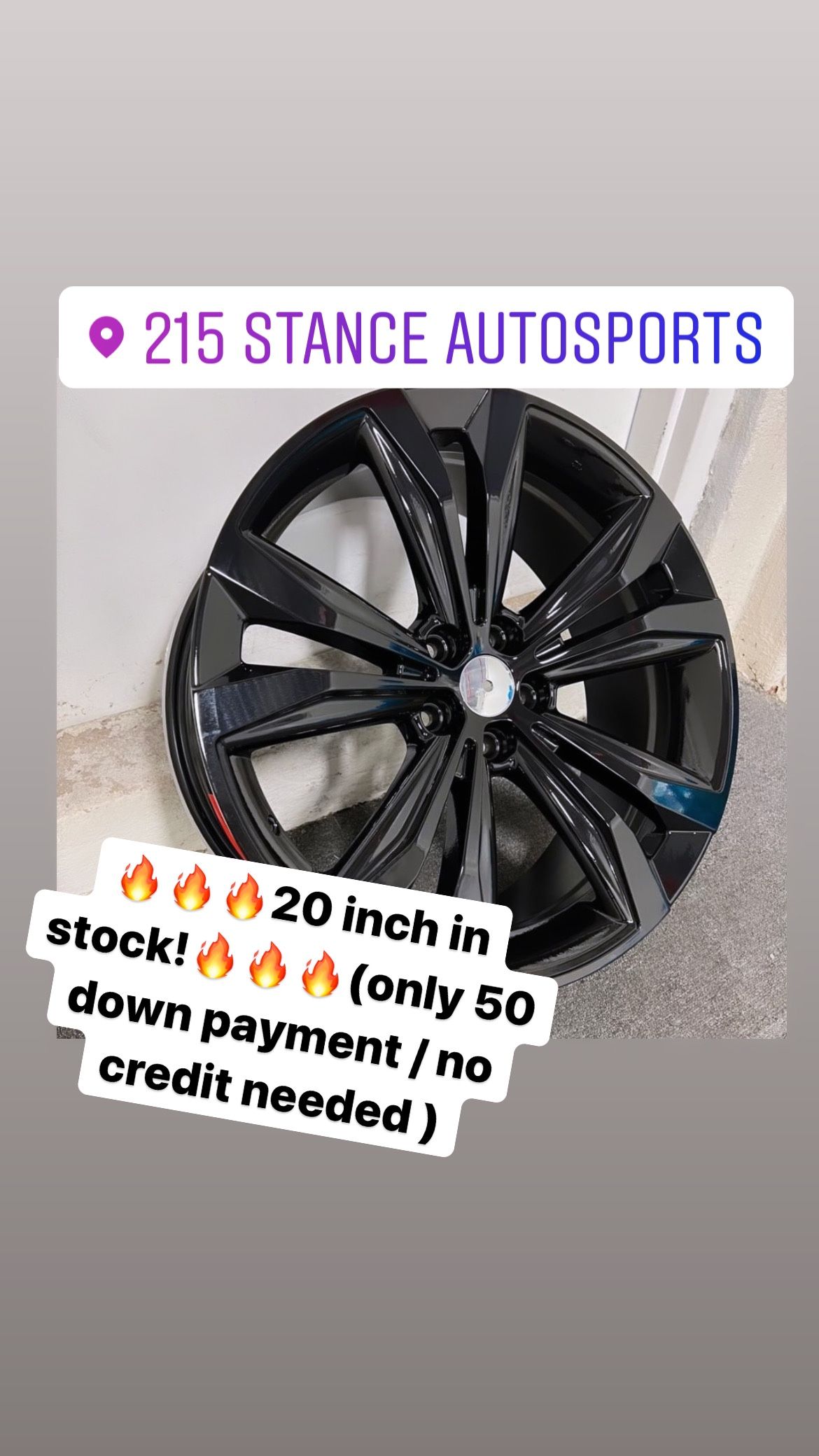 18 inch Rim 5x114 5x112 5x120 ( only 50 down payment / no credit check )