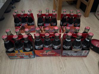 Vintage Coca-Cola collector bottles