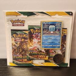 Pokemon Evolving Skies 3 Pack Blister Sealed Eiscue Promo Sword And Shield