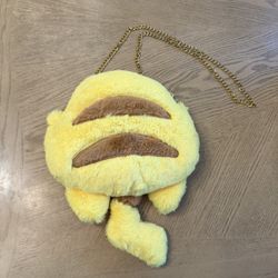 Pikachu Bottom Plush Crossbody Purse