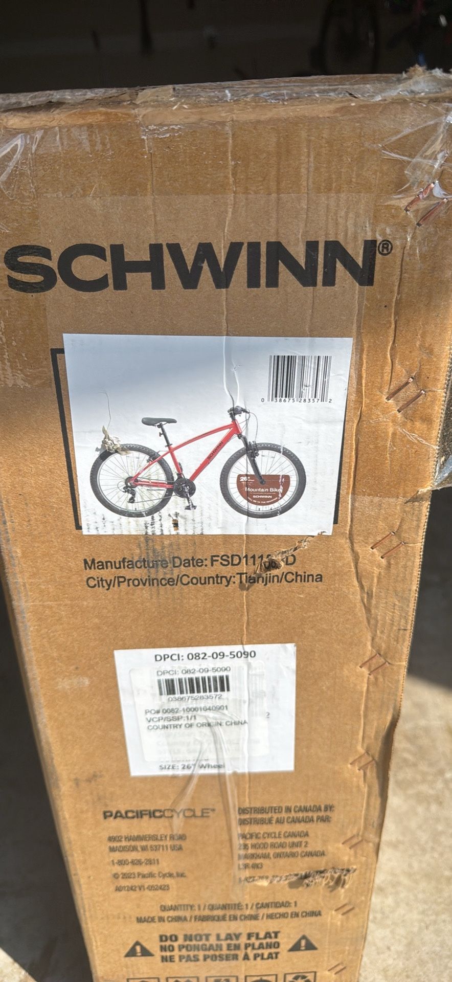 26 Inch Schwinn Bicycle 