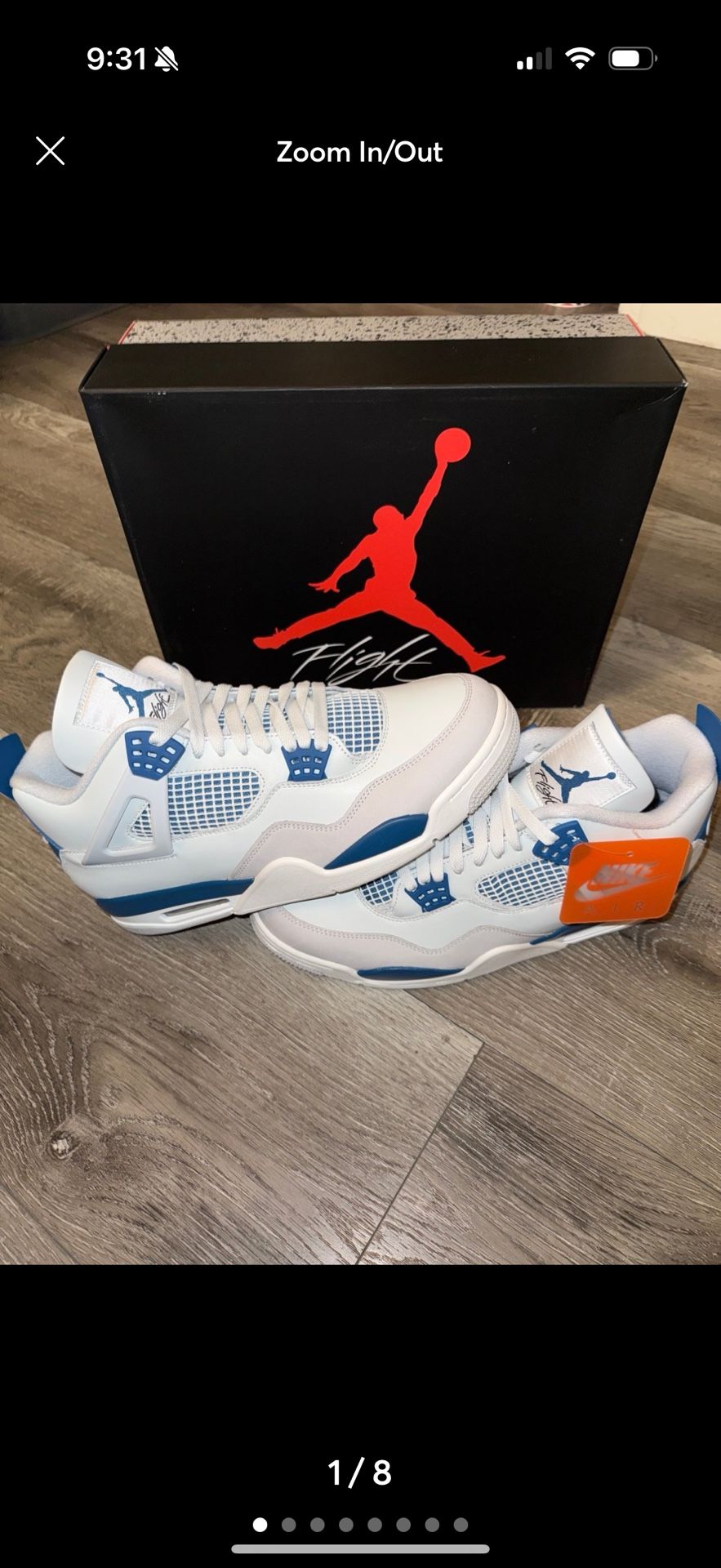 Nike Air Jordan 4’s “Military Blue”
