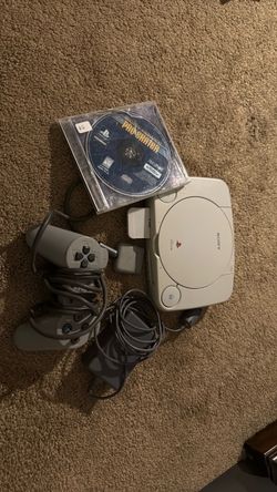 Sony PSone Console with Controller and Game