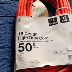 50 ft 16 gauge extension cord