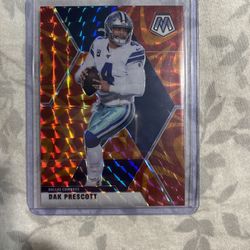 Dak Prescott Orange Mosaic Prizm