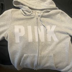 Pink Zip Up Hoodie