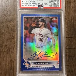 Kyle Tucker Topps Chrome Auto! PSA 10!!!