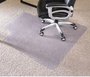 ES Robbins Chair Mat for High Pile Carpet, 45 × 53
