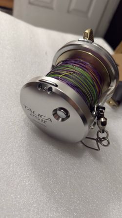 Shimano Talica 25II 2-Speed Lever Drag Reel | Loaded with Premium PE Line | Excellent Condition