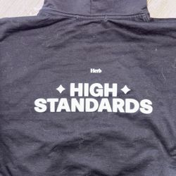 High standards hoodie
