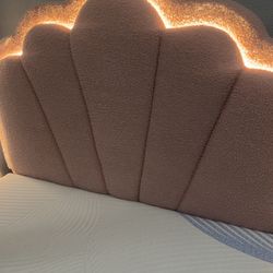 Twin size mattress with bedframe