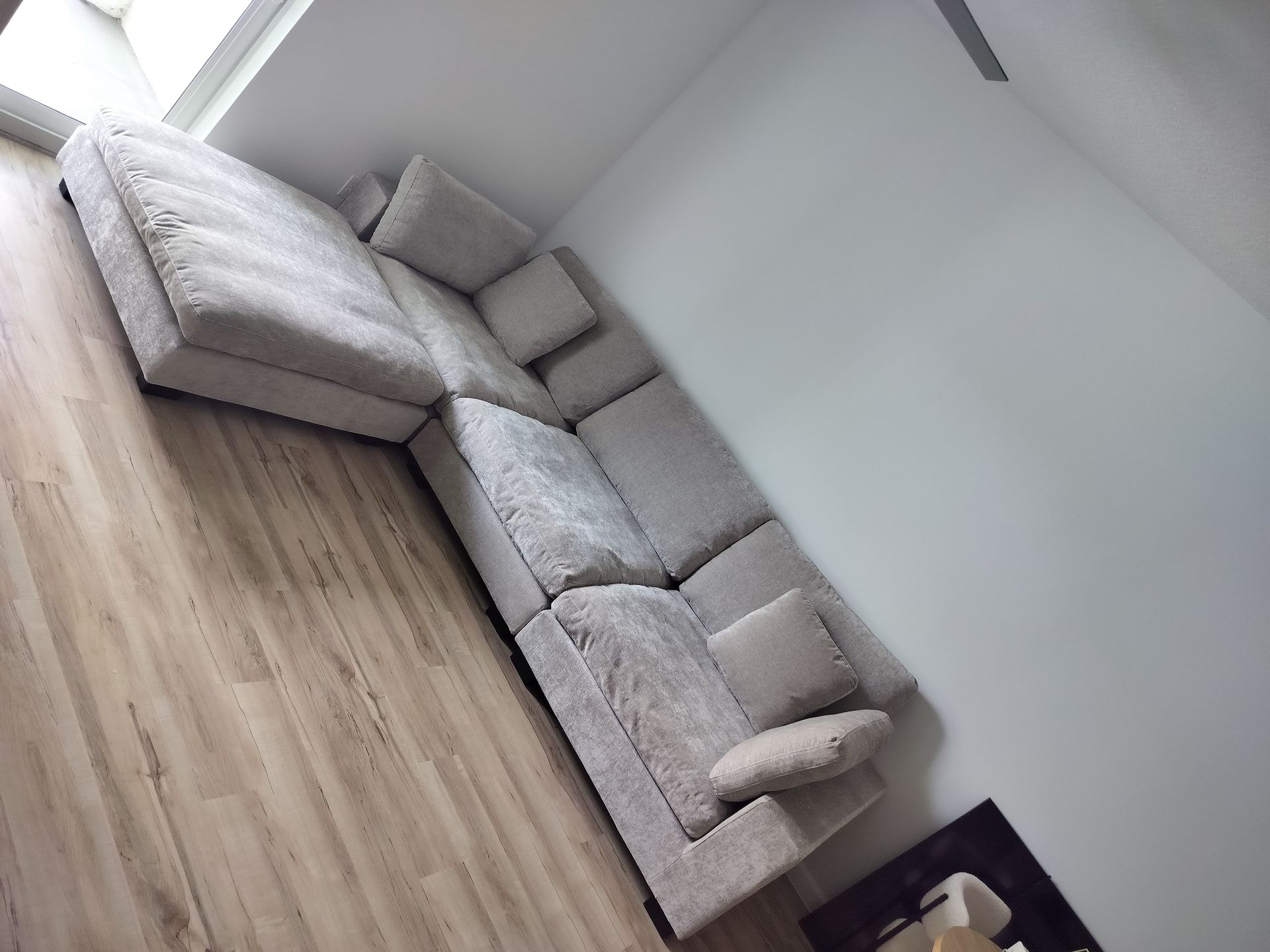 New Sectional Light Grey Couch