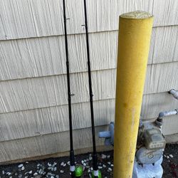 Fishing Poles Used Once