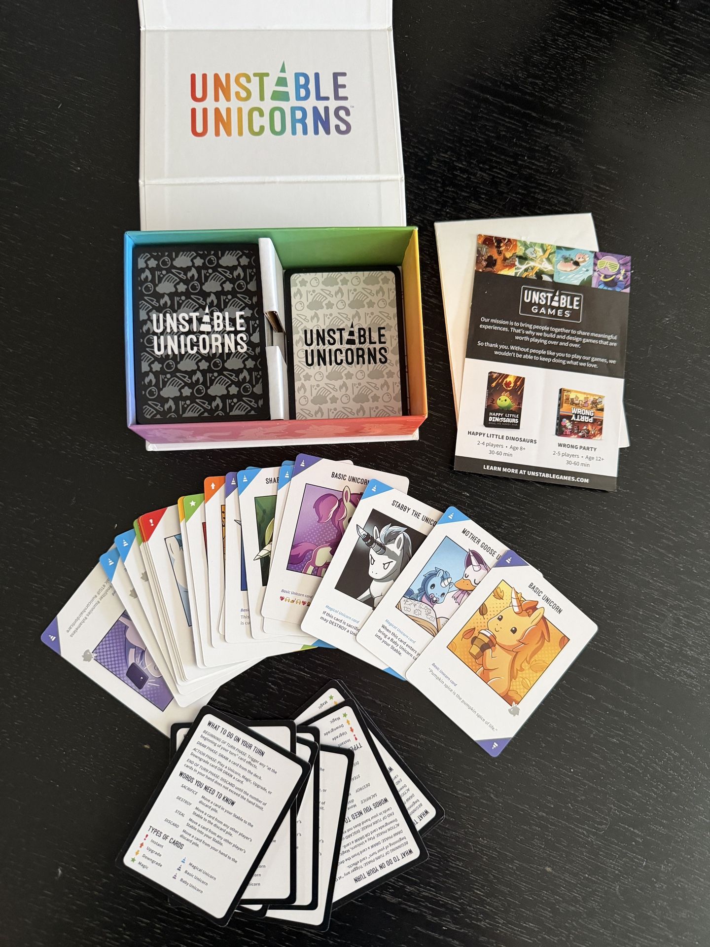 Unstable Unicorns (2nd Edition) – Build Your Unicorn Army!