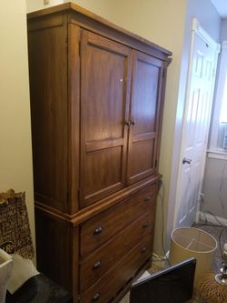 Wood Armoire