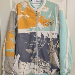 Nike Air Jordan TWO 3 Retro 5 Flight Jacket Graffiti Men's Size XL 