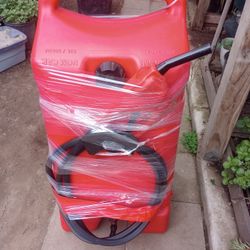 Fuel Caddy Portable Fuel Storage Tank 14 Gallon On-Wheels with Siphon Pump