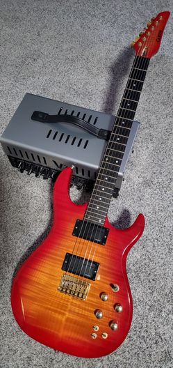 Carvin DC400 w/ Fishman Fluence + Carvin V3 Mini Amp Head - Case, Footswitch & Bag Included