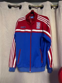 Adidas warm up jacket. Show your PR pride size large