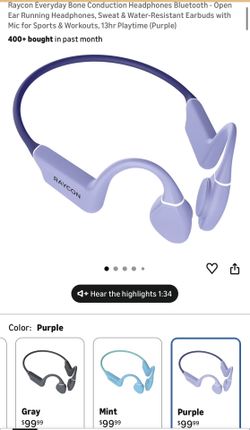 RAYCON OPEN EAR BONE CONDUCTION HEADPHONES