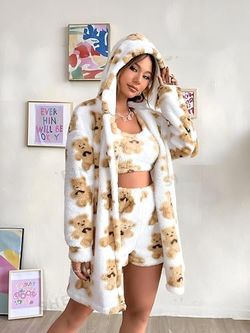S M L teddy bear lounge sets