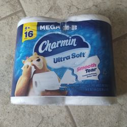 Charmin 4 Pack Mega Rolls Bathroom Tissue - 4 Rolls  