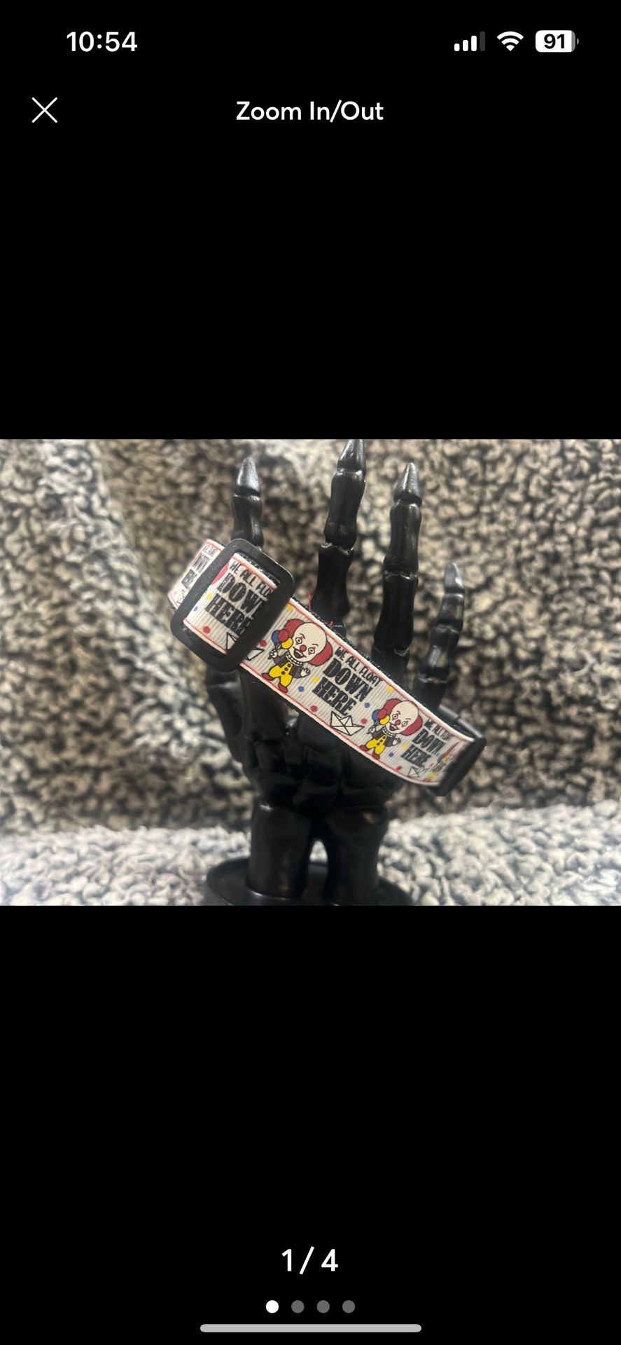 Handmade Youll Float Dog Collar 