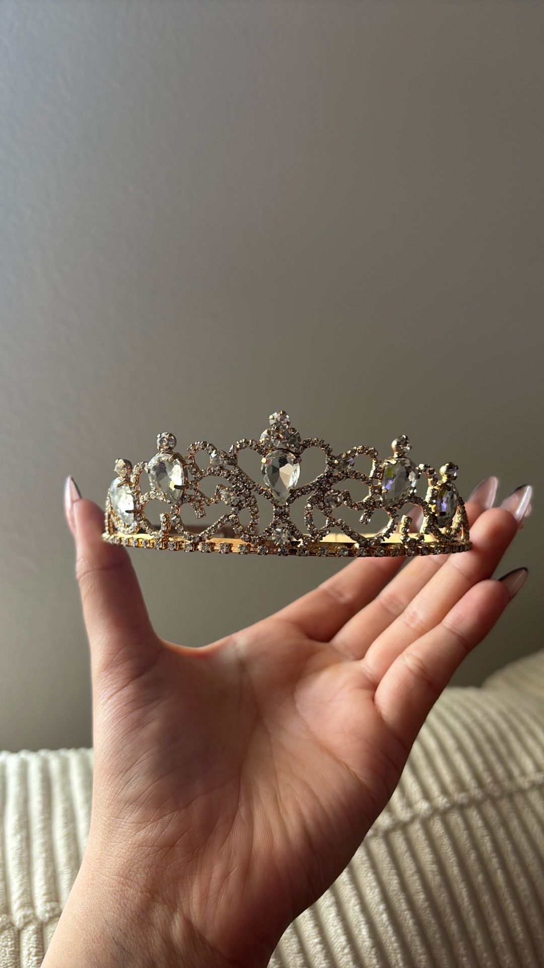 Medium size golden crown