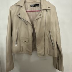 zara jacket leather 