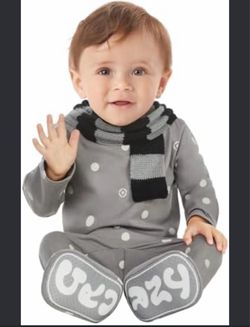 Despicable Me 4 Baby Gru Jr. Costume One-Piece Jumpsuit