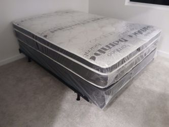 $199 Queen pillow top mattress only brand new free delivery same day