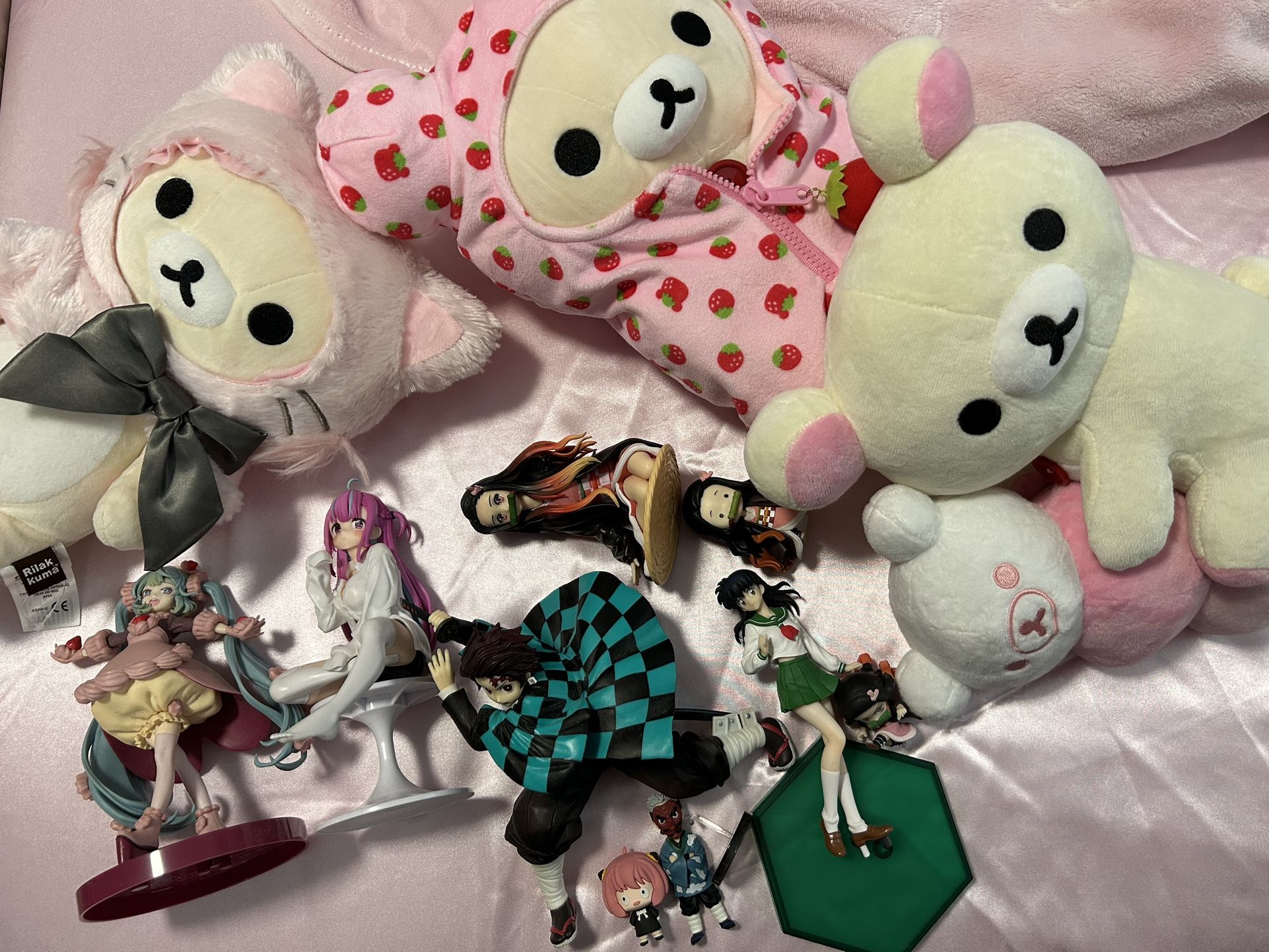 ANIME FIGURES + KORILAKKUMA PLUSHIES