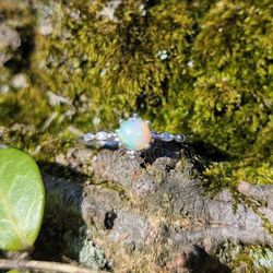Natural Opal Ring S925