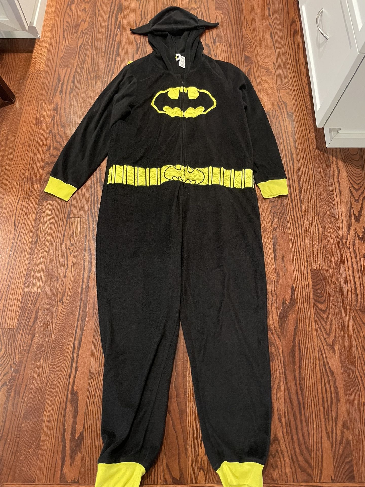 Girls Batgirl One-Piece Pajamas Youth XL 14/16 DC Comics Halloween Costume