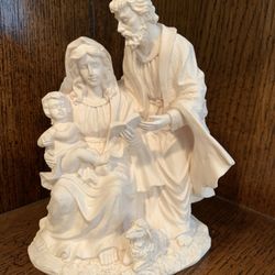 Holy Family Statue Joseph, Mary, baby Jesus 6.5” tall