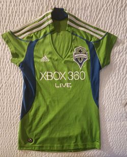 Seattle Sounders FC Soccer Jersey Womens Size Small Kasey Keller Faded Autograph
