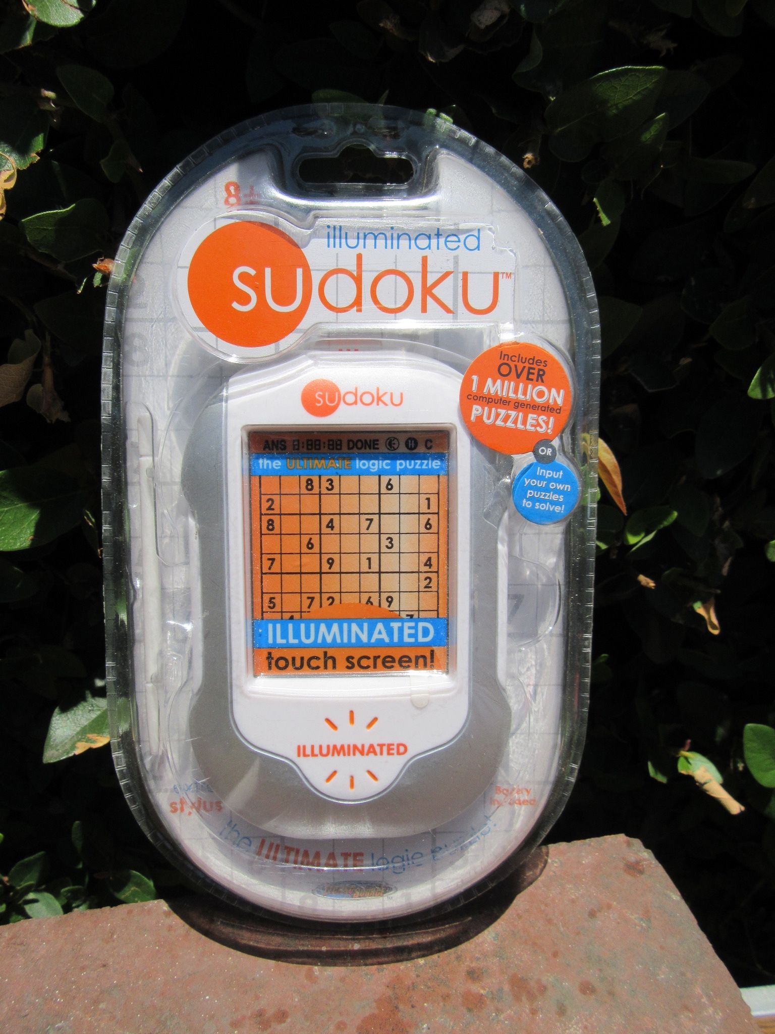 NIP Hand Held Illuminated Sudoku Video Game Electronic Puzzle Game 2006