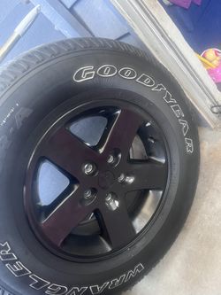 Jeep Wangler Original Tired And Rims Set Of 4