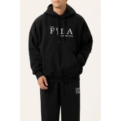 Nice Premium Oversize Wide Dropped Shoulder's FILA Country Club Tennis Embroidered Heavy Hoodie 