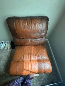 Brown Leather Chair