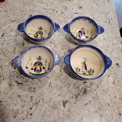 Henriot Quimper And Mbfa Pornic Name Bowls